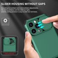 thumbnail image 5 of Compatible with iPhone 14 Pro Max Case with Slide Camera Cover, iPhone 14 Pro Max Phone Case with Stand Shockproof Hard PC Cases (Dark Green), 5 of 14