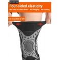 thumbnail image 4 of Apuakthei 2 rodilleras para hombres y mujeres, rodillera elástica de compresión, rodillera deportiva transpirable para correr baloncesto, 4 of 5