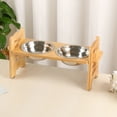 thumbnail image 4 of CSChome Elevated Pet Bowl Elevated Bowl Stand Comfortable Feeding Position Adjustable Height for Eating Habits, 4 of 7