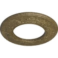 thumbnail image 3 of Ekena Millwork 13 1/4"OD x 7 1/8"ID x 7/8"P Salem Ceiling Medallion (Fits Canopies up to 7 1/8"), Hand-Painted Mississippi Mud Crackle, 3 of 5