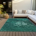 thumbnail image 6 of Addison Rugs Chantille Indoor/Outdoor Transitional Modern Teal Washable Rectangle Rug, 10' x 14', 6 of 6