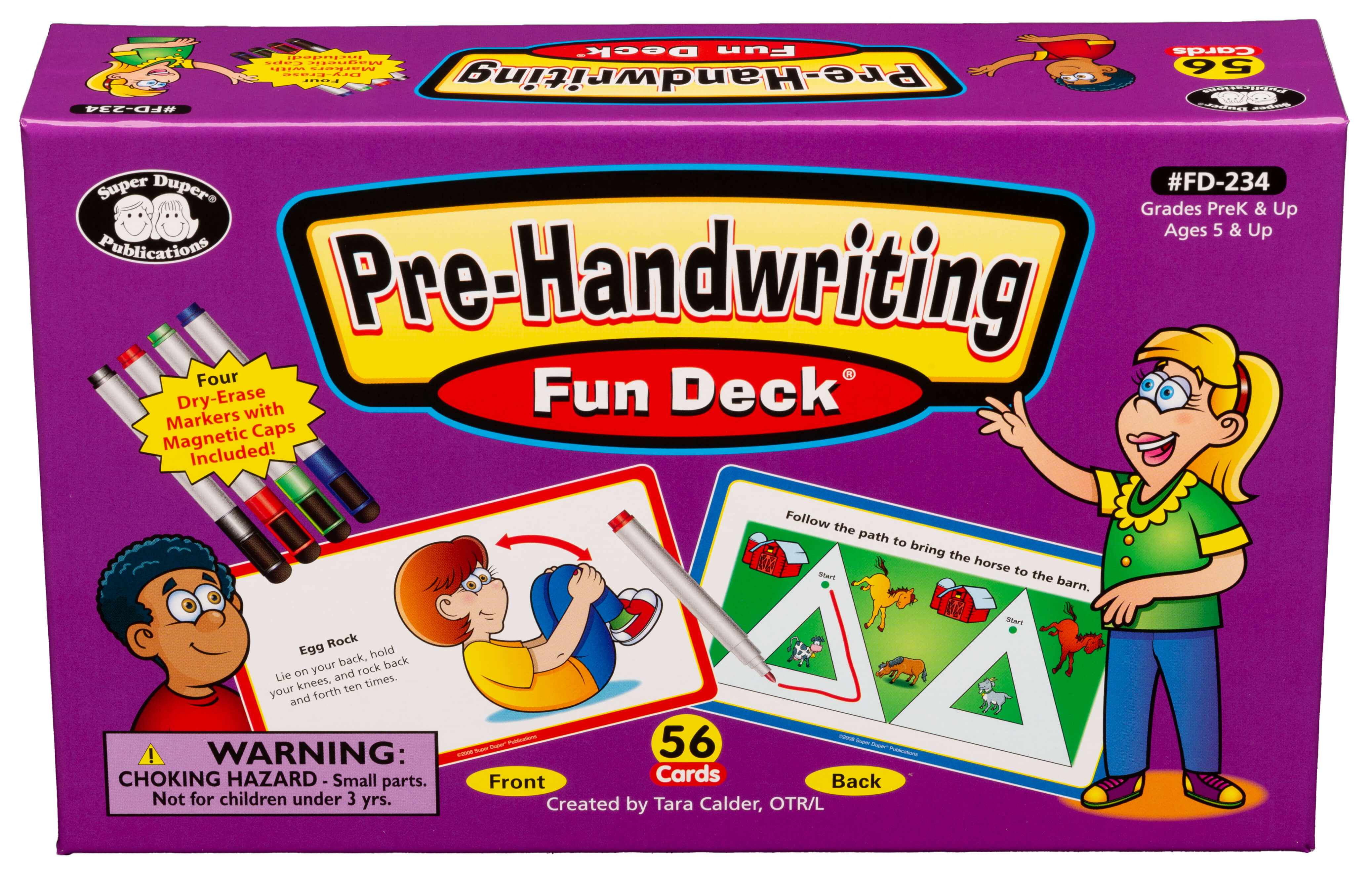 Super Duper Story Prediction Fun Deck - 56 Flash Cards With Secret Decoder For Kids | Reading Skills Learning Game