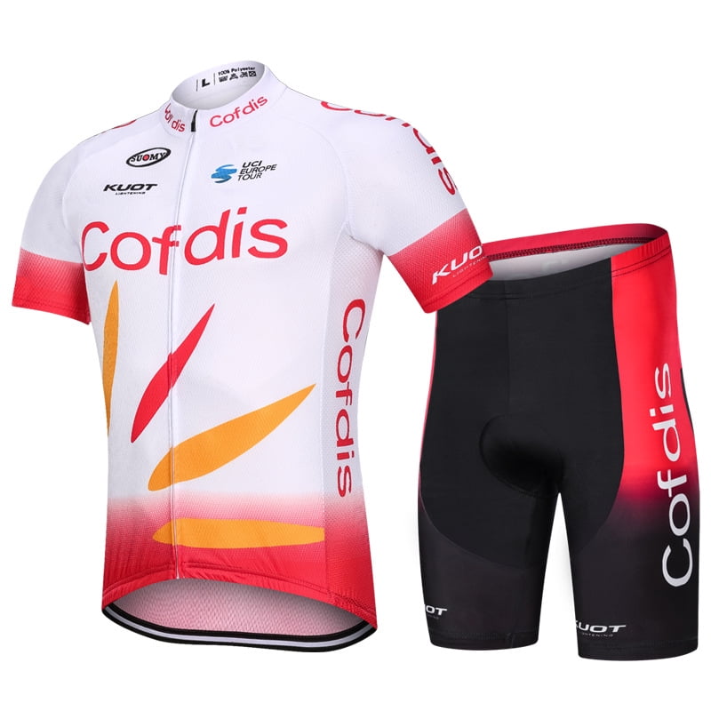 2020 Mens Team Cycling Jersey And Bib Shorts Kits Bicycle Tops Short Sleeve Sets 