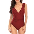 thumbnail image 3 of Traje de baño con cuello en V profundo para mujer, traje de baño de una pieza para mujer Trajes de baño de una pieza para mujer Traje de baño de una pieza para mujer Funcionalidad versátil, 3 of 5