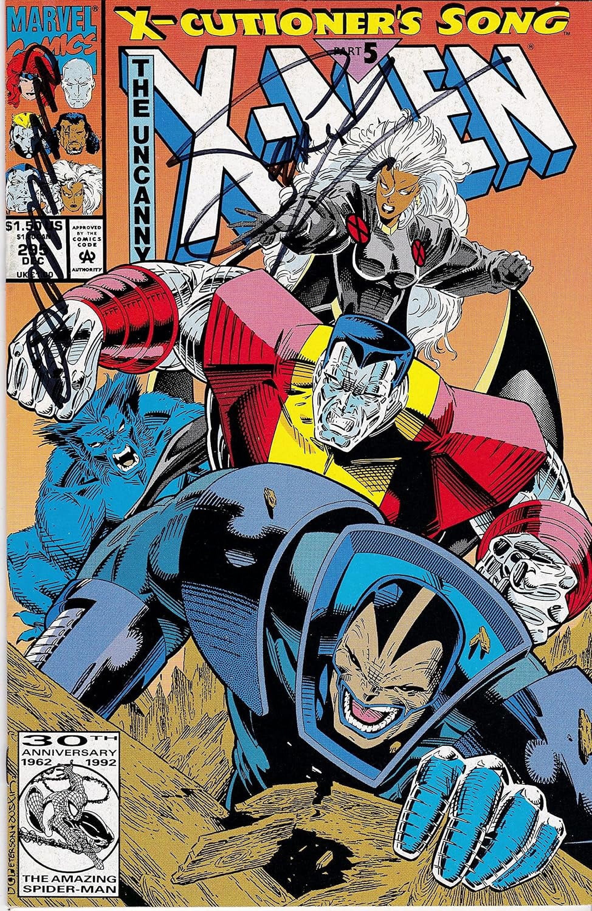 Uncanny X-Men #295 NM Signed Scott Lobdell and Brandon Peterson