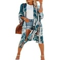 thumbnail image 1 of Women Beach Cover-up Open Front Loose UV-protection Summer Long Kimono Cardigans, 1 of 6