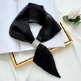 thumbnail image 2 of Lovzfmll Silk Scarf for Women, Bag Hair Decorative Fashion Accessory with Rhinestone Buckle, Ultra-Soft Glitter Elegant Decoration, 2 of 2