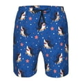 thumbnail image 3 of Logiee Cute Shark Cartoon Print Mens Swim Trunks Quick Dry Board Shorts,Breathable Hawaii Beach Shorts Swimwear Bathing Suits-Large, 3 of 6