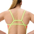 thumbnail image 4 of Speedo Women's Solid Tri Back Competitive One Piece Thin Strap Swimsuit  -  Summer Orange, 34, 4 of 4