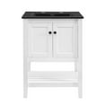 thumbnail image 3 of Modway Prestige 24" Bathroom Vanity in White Black, 3 of 10