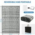 Outdoor Rug Carpet Waterproof 6x9 ft Reversible Patio Rug RV Camping