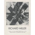 thumbnail image 3 of Richard Kidwell Miller 19x24 Black Modern Framed Museum Art Print Titled - Richard Miller, January 2-27 (1961), 3 of 5