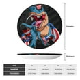 thumbnail image 2 of Kdxio Blue Dinosaur Bone China Decorative Plate Ceramic Decorative Plate for Home Office Wall Stand Decorative Plates for Home Bedroom-10in, 2 of 6