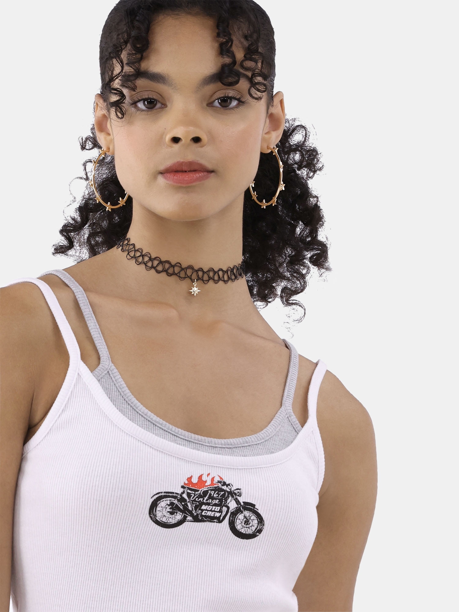 No Boundaries Double Layer Graphic Cami, Women’s