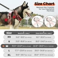 thumbnail image 2 of MASBRILL Reflective Dog Harness No Pull Dog Vest Harness With Handle, Breathable Padded Dog Chest Harness Adjustable for Medium Dog-Pink M, 2 of 11