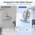 thumbnail image 2 of Shower Filter with 2 Replaceable Cartridges, 20-Stage High Output Shower Water Filter, Universal, 2 of 8