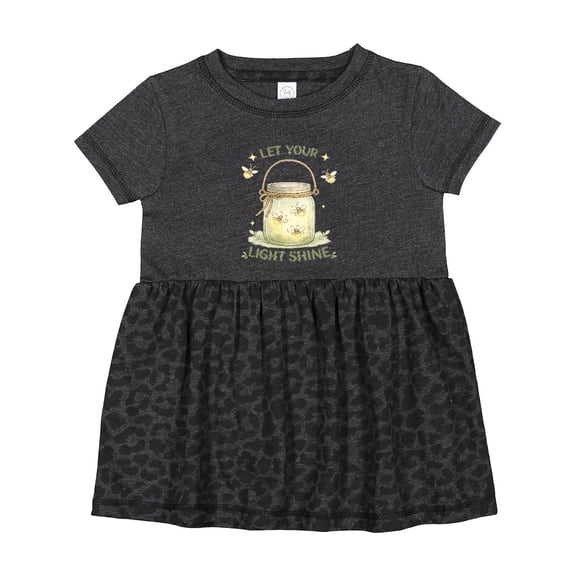 Inktastic Let Your Light Shine Girls Baby Dress