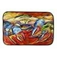 thumbnail image 3 of Carolines Treasures JMK1107DDM Blue Crab Red Dish Drying Mat, 3 of 4
