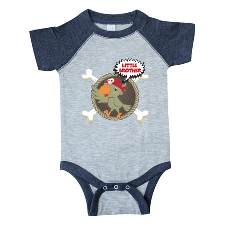 

Inktastic Little Brother Pirate Gift Baby Boy Bodysuit