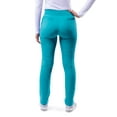 thumbnail image 2 of Adar Pro Scrubs For Women - Skinny Leg Yoga Scrub Pants - P7102P - Teal Blue - 3X, 2 of 7
