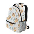 thumbnail image 3 of ALAZA Stylish Backpack Cartoon Owl Leaves Elementary Bookbag Personalized Laptop School Bags Travel Daypack, 3 of 6