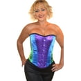 thumbnail image 2 of BlockBuster Costumes Womens Satin Rainbow Fullbust Rear Lacing Costume Corset Small 24-26, 2 of 2