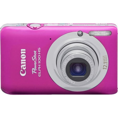 Canon PowerShot 100 HS 12.1 Megapixel Compact Camera, Pink