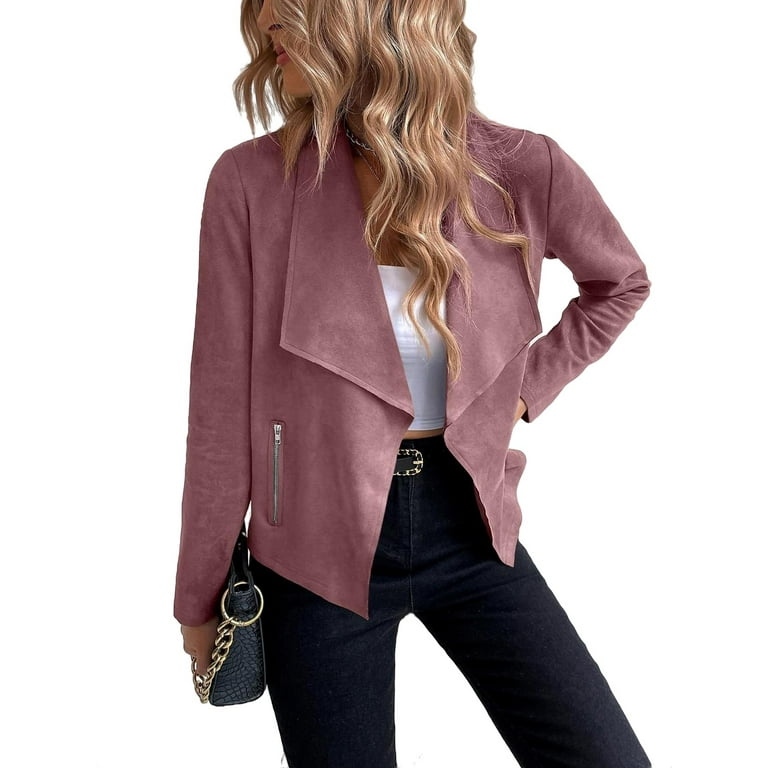 Dusty pink waterfall jacket 2025