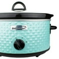thumbnail image 4 of Brentwood 3.5-Quart Diamond-Pattern Slow Cooker (Blue), 4 of 5