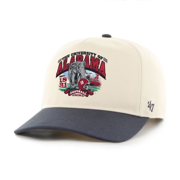 Men's '47  Natural Alabama Crimson Tide Unstructured Hitch Hat