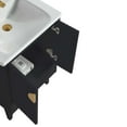 thumbnail image 4 of Venezian Collection - 24" Single Black Bathroom Vanity, - Brass Handles.&nbsp;, 4 of 9