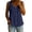 White, variant on Cotton Linen Tank Tops for Women Empire Waist Button Down Blouses V Neck Peplum Tops Dressy Casual Sleeveless Blouse