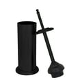 thumbnail image 6 of Bath Bliss 3 Piece Deluxe Bathroom Toilet Brush and Plunger Set in Matte Black, 6 of 10