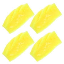 OUNONA 4Pcs Hawaii Centerpiece Decoration Realistic Pineapple Slices PVC Display for Photographers