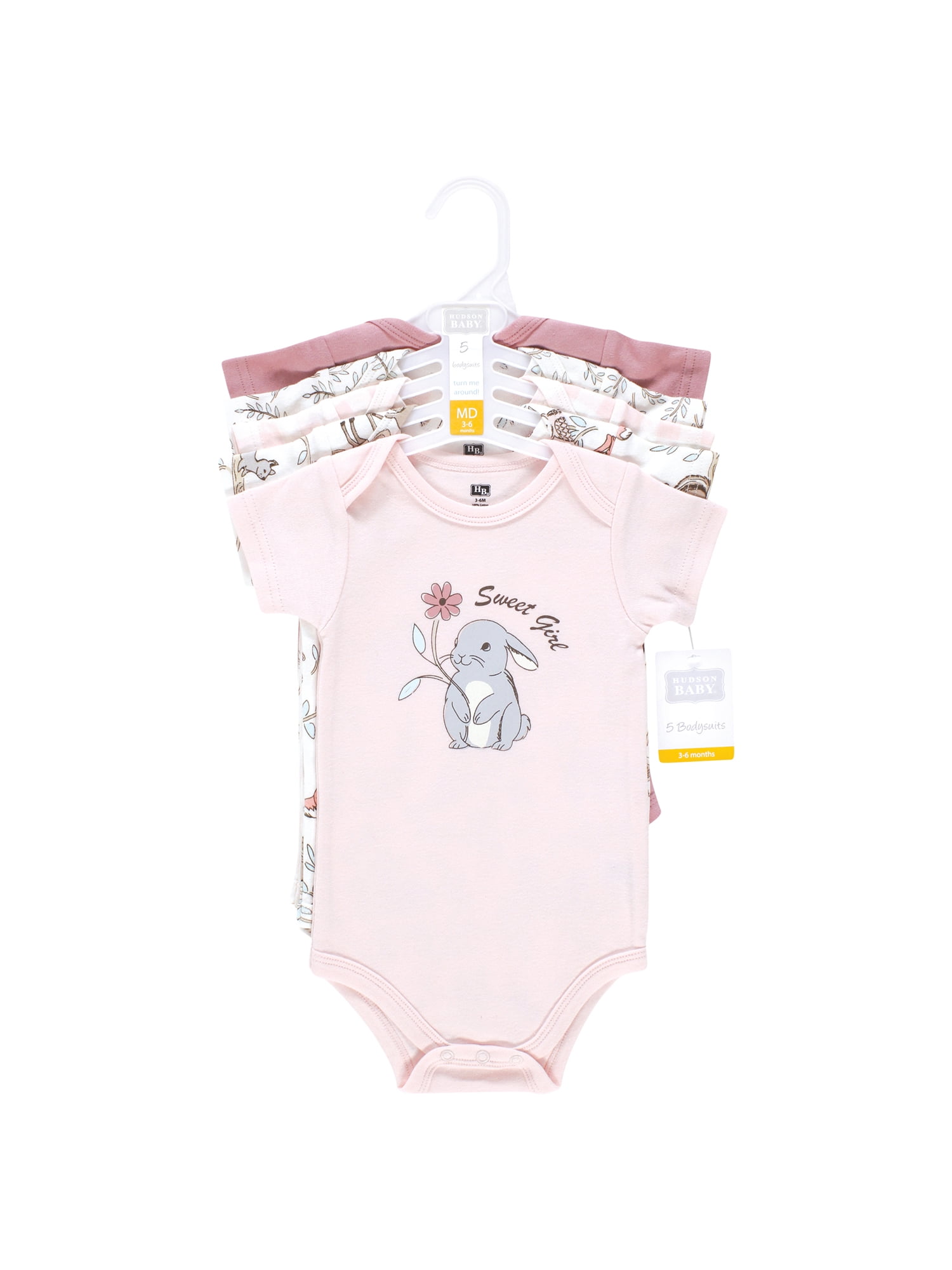 Bodysuits, 5-Pack, Newborn-18 Months