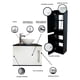 thumbnail image 4 of Combo de Gabinete para Baño con Ovalin y Monomando Gabinete Organizador NARINEH DECOMOBIL, 4 of 6