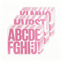 CCOCC 10 Sheets Vinyl Letter Stickers 1 Inch, Self-Adhesive Alphabet ...
