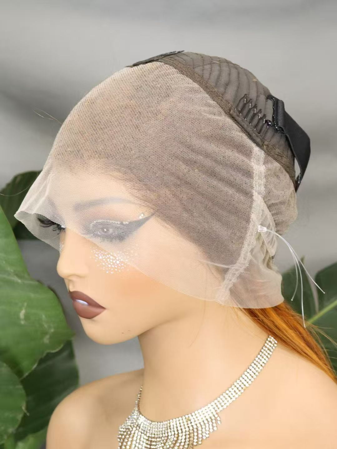 Hidden Strap Straight 360 Full Lace Front Wig Human Hair Glueless Wigs 26inch Pre Plucked 250% Density OP1B/4# HIGHLIGHT Color Wig With Drawstring HD Full Lace Human Hair Wigs