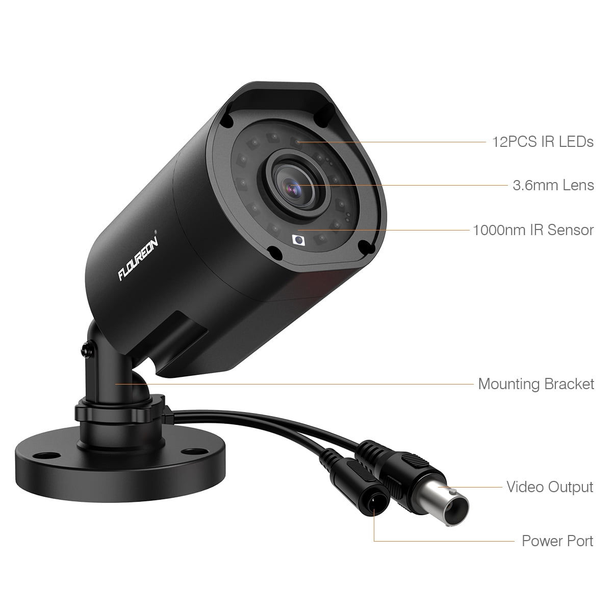 FLOUREON Outdoor Security Camera- 1080P HD Outdoor ...