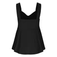 thumbnail image 6 of BSDJILFG Tank Tops for Women Sleeveless Cute Shirt Dressy Standard Straps Breathable Ruffle Flowy Peplum Tunic Blouse, 6 of 9