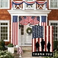thumbnail image 3 of Patriotic American Soldier Thank You Garden Flag 12x18 Inch Double Sided 4th of July Independence Day Memorial Day Yard Outdoor Decor USA Flag, 3 of 6