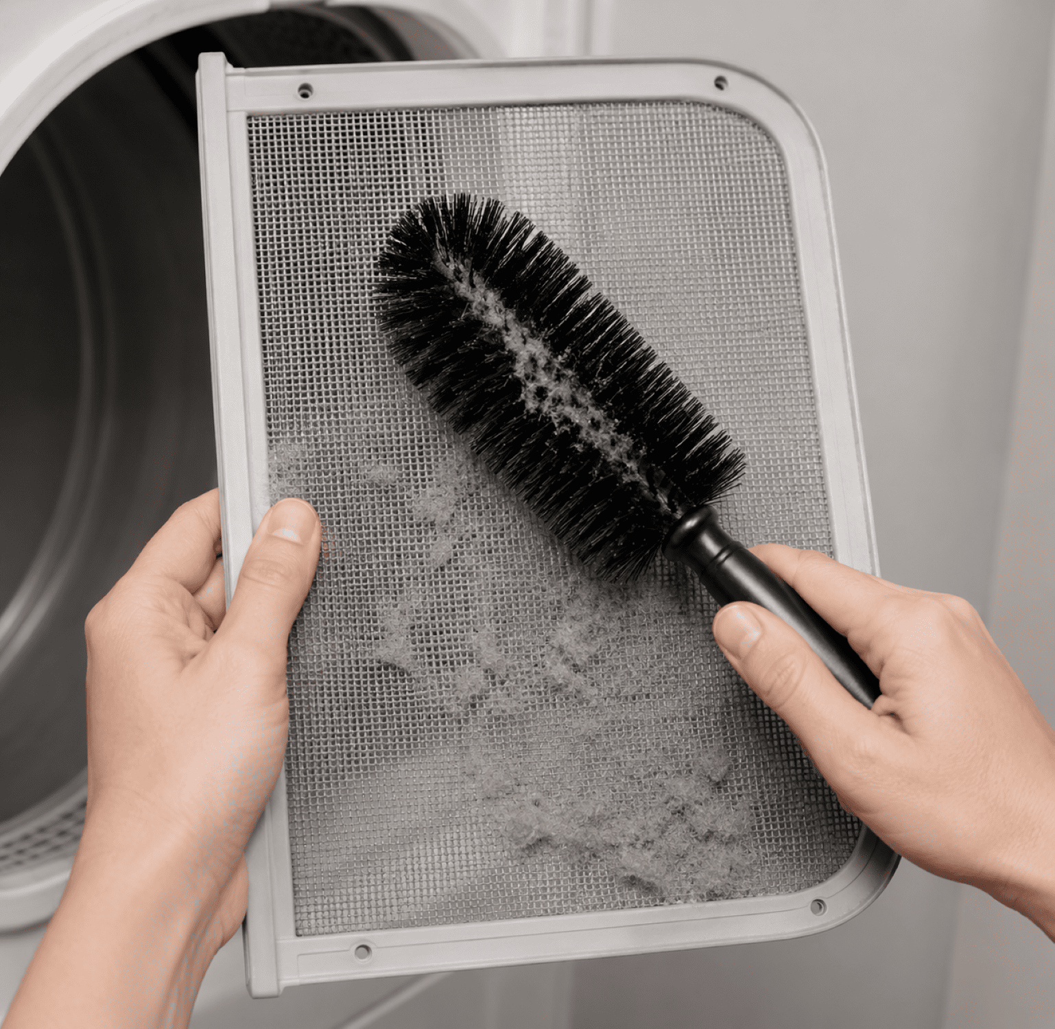 Dryer Lint Cleaning Brush Kit by Brushtech Includes both Lint Brush and Dryer Brush