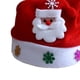 thumbnail image 2 of Kearding Sombreros de Navidad LED Light Up Santa Red Hat Flashing Costume Party Cap Niños Regalos de Navidad para niños Decoración de Año Nuevo Kits de decoración para fiestas mayor Kearding JJ16827-01, 2 of 6