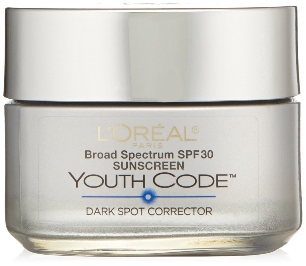 L'Oreal Paris Youth Code Dark Spot Corrector SPF 30 Cream Face Moisturizer, 1.7 oz