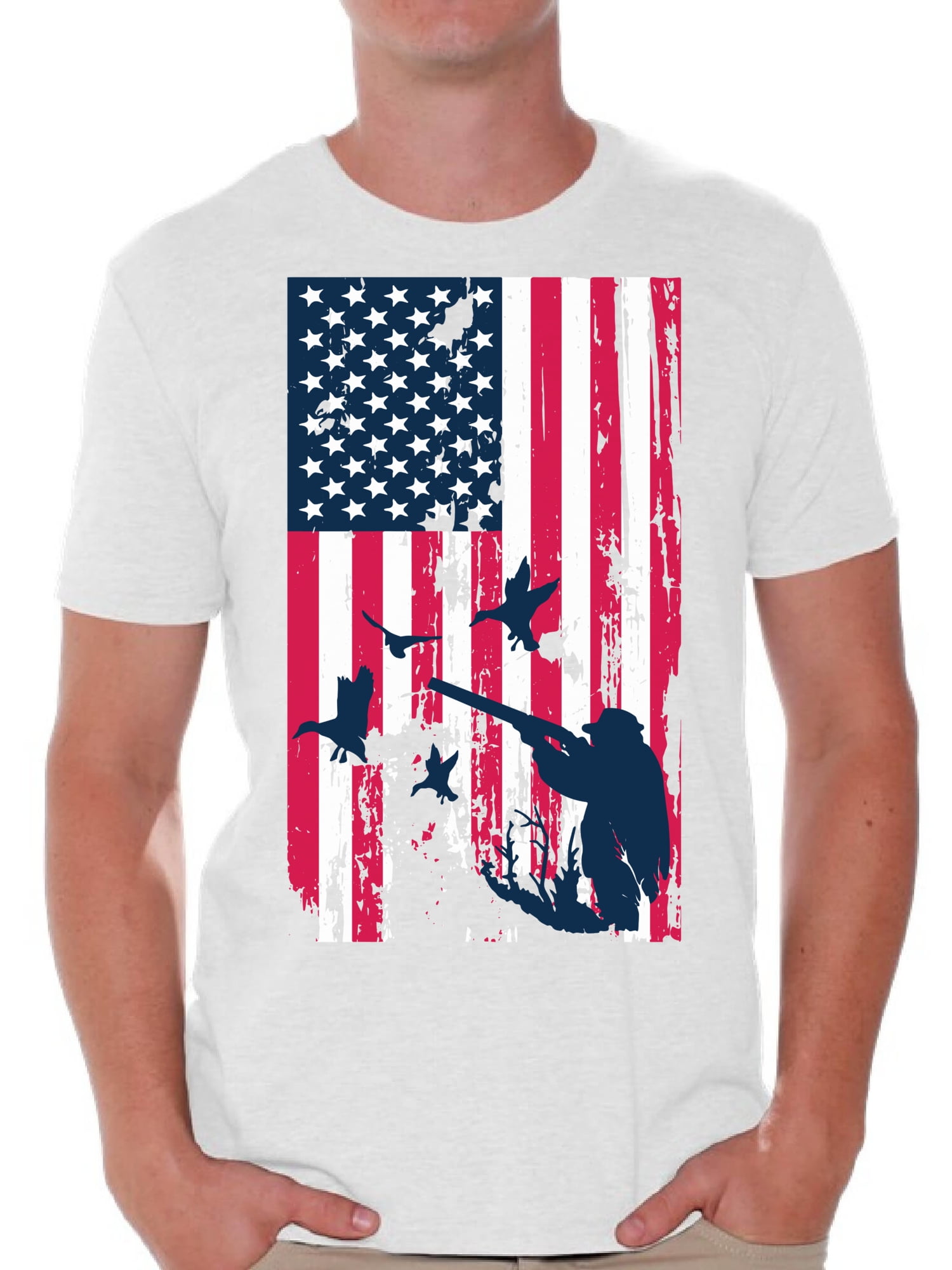 Archery Shirt Bear Lover Shirt for Hunters Distressed USA Flag Bear Hunting Shirt Hunting Gifts