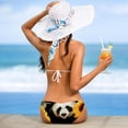 thumbnail image 5 of Panda Sunflower Detachable Sponge Adjustable Strap Swimsuit Set - 2 Pack for Beach & Pool Parties, 5 of 6