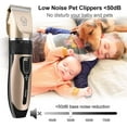 thumbnail image 3 of Silent Clipper, Thick Long Hair Dog Clipper, Pet Hair Clipper, Cordless Rechargeable Electric Professional Clipper For Dog, Cat, Rabbit, 3 of 5
