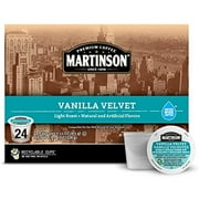 Martinson Single Serve Coffee Capsules, Vanilla Velvet, Compatible With Keurig K-Cup Brewers, 24 Count