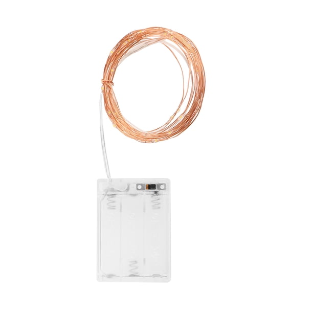 Alambre De Cobre Luz Para Botella De Vidrio Artesanal Hada San Valentín Boda Lámpara Fiesta Navidad 5M / 16.4Ft 50-Led Cadena Moyic HA024078-00