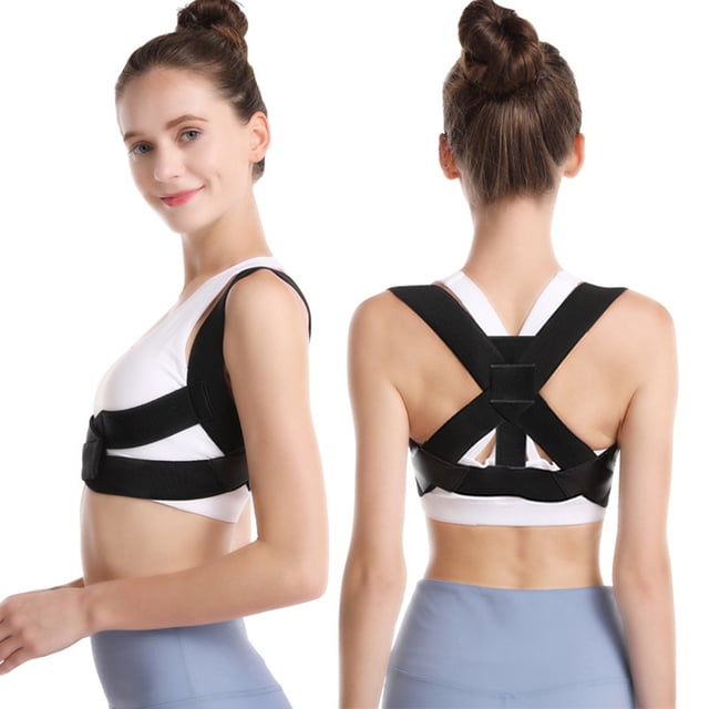 Correcteur de Dos Respirant Invisible Unisexe Confortable à Porter Soutien de Posture Stable pour Hommes Femmes